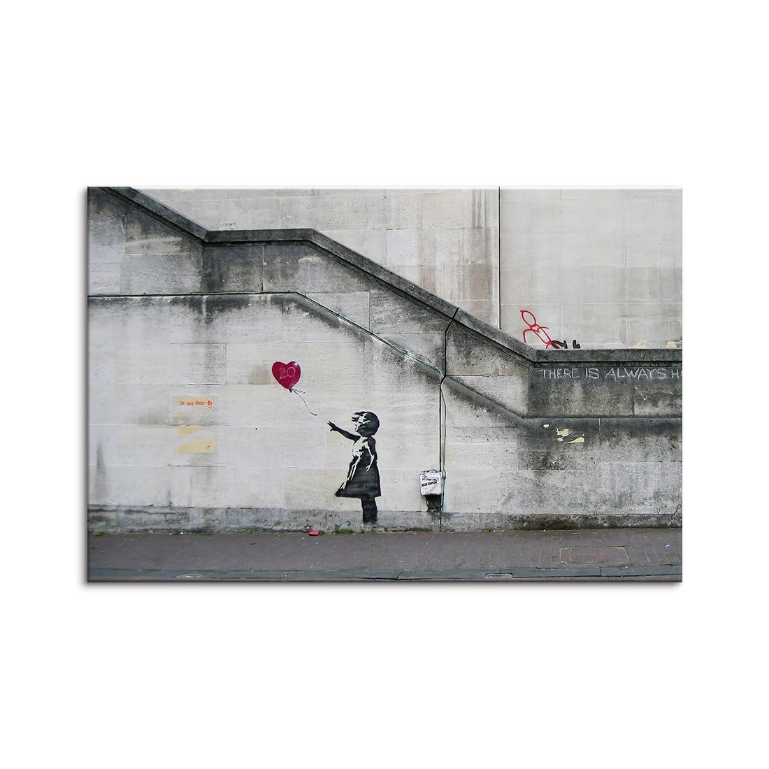 Amazon.co.jp: アートパネル banksy バンクシー ポスター 落書き